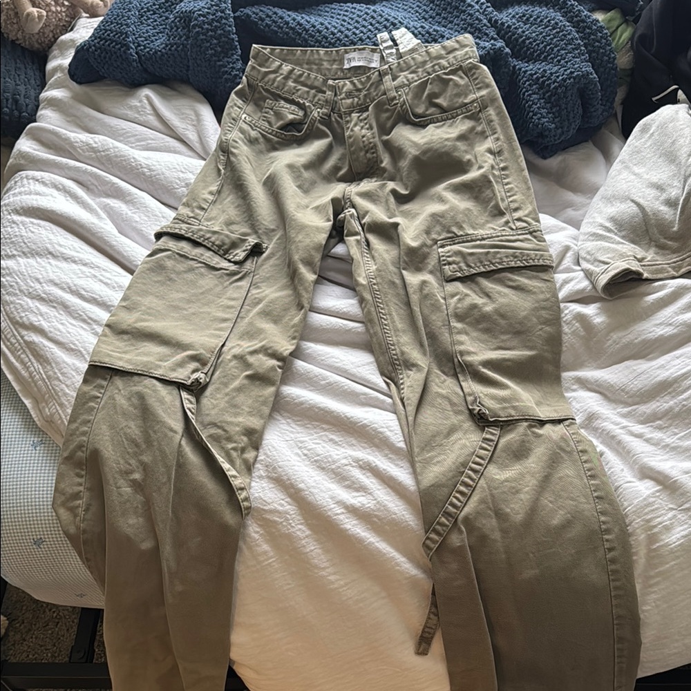 Khaki Cargo Pants